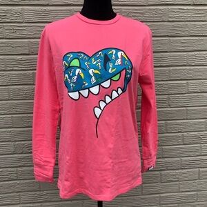 Ibis Heart on Sleeve Long Sleeve Heart Graphic T-Shirt